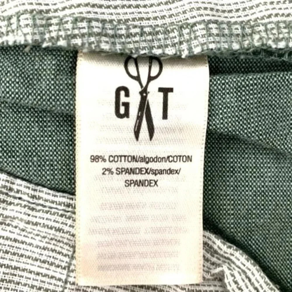 GoodthReads Olive Green Stretch Flat Front Size 30 Men's Short - Picture 11 of 12